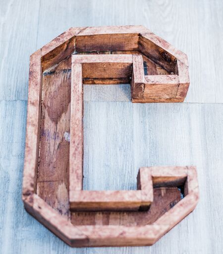 letter planters for succulents Wooden Succulent Letters